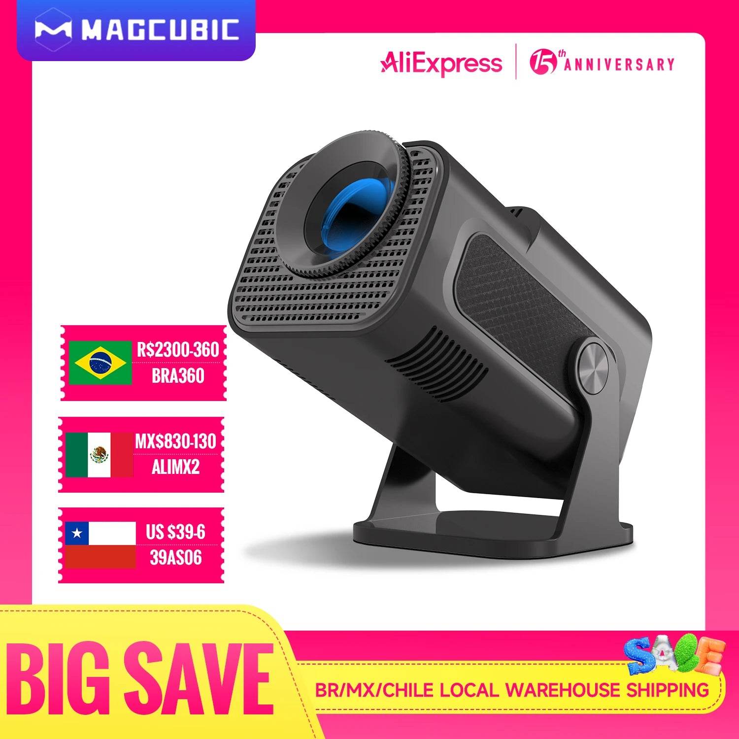 Proiector Mini Magcubic HY320 720P Android 11 - Venduqo
