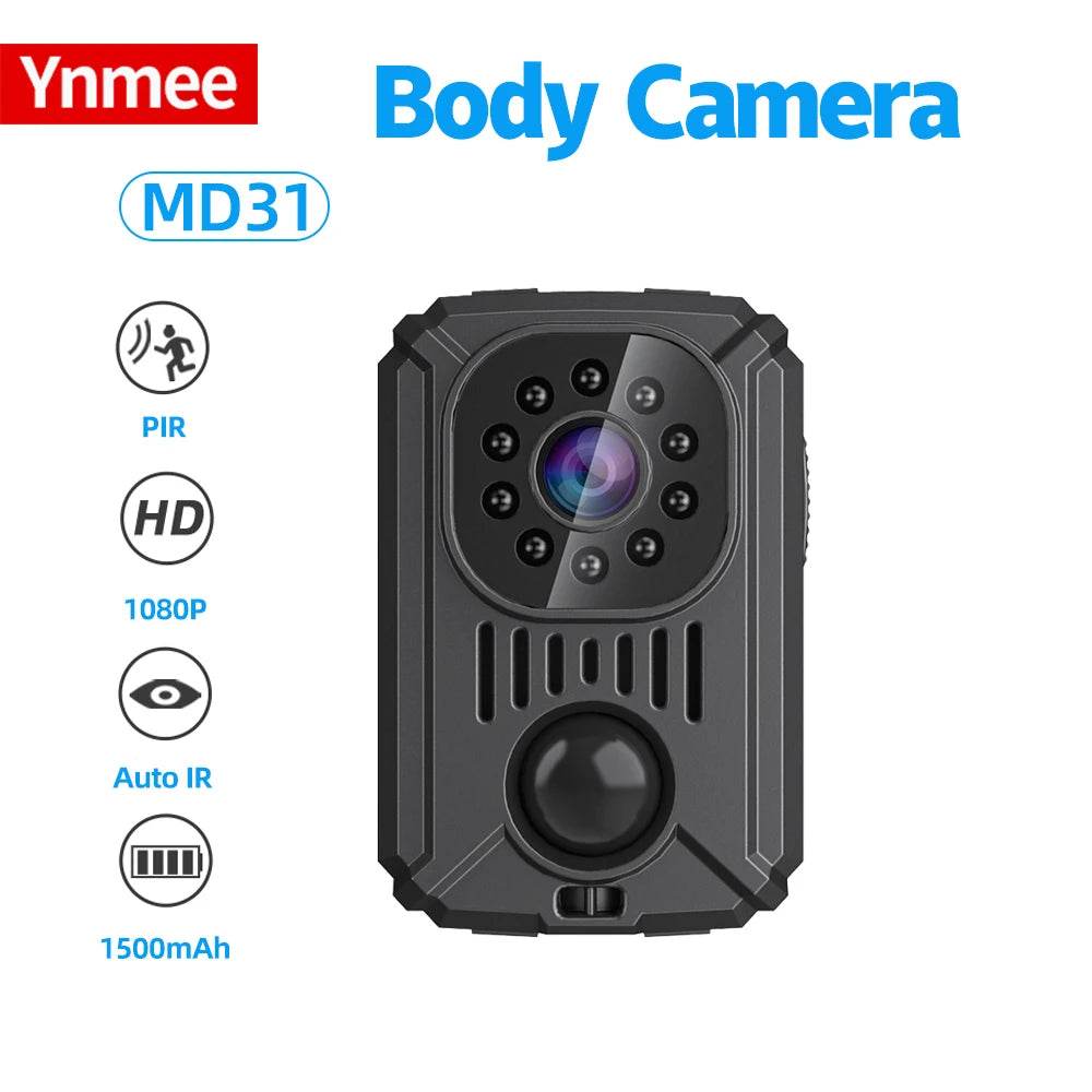 MD31 Mini Cameră Video PIR HD 1080P cu Clip pentru Îmbrăcăminte - Venduqo