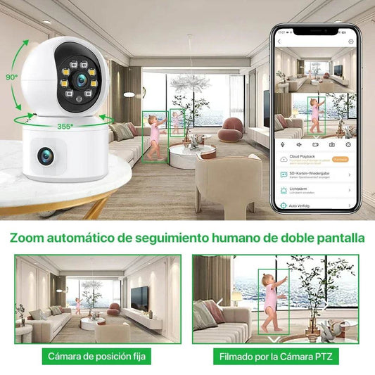 Cameră de Supraveghere 4K 6MP WiFi cu Detectare Umane - Venduqo