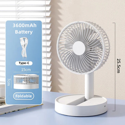 Ventilator USB Plian cu 4 Viteze și Temporizator