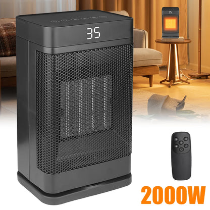 Heater Electric 2000W cu Telecomandă - Încălzitor pentru Acasă