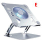 Suport metalic pliabil pentru laptop cu ventilatoare de răcire - Venduqo