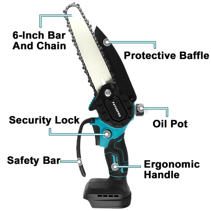 Patuopro Mini Fierăstrău Electric Cordless 6 Inch