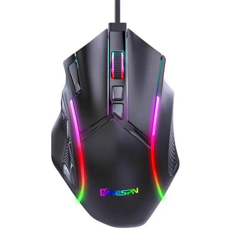 Mouse Gaming RGB 12800DPI cu 12 Taste Programabile - Venduqo