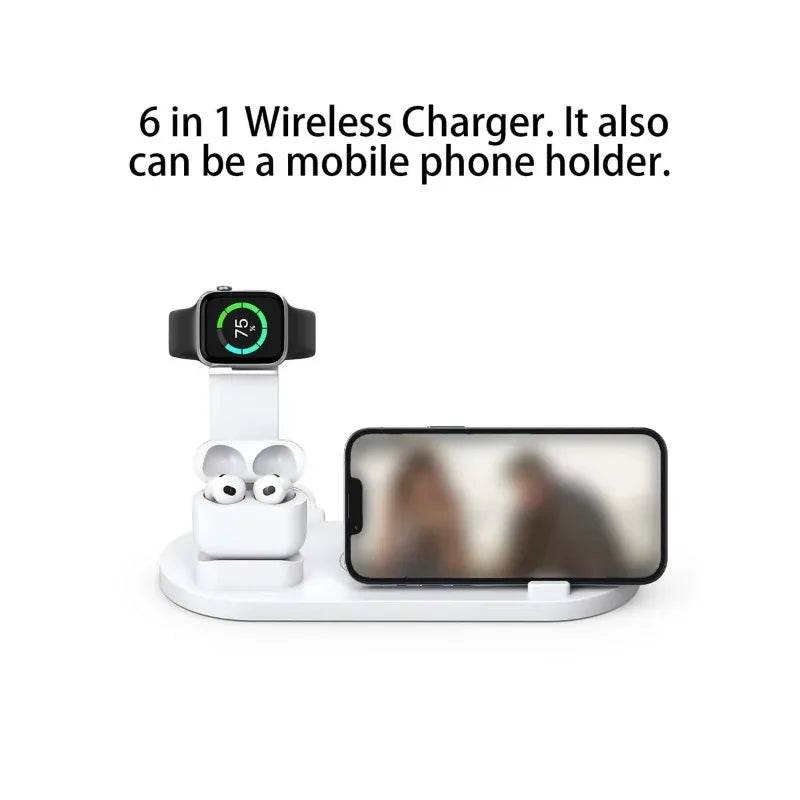 Încărcător Wireless 7 în 1 pentru iPhone, Apple Watch, Airpods - Venduqo