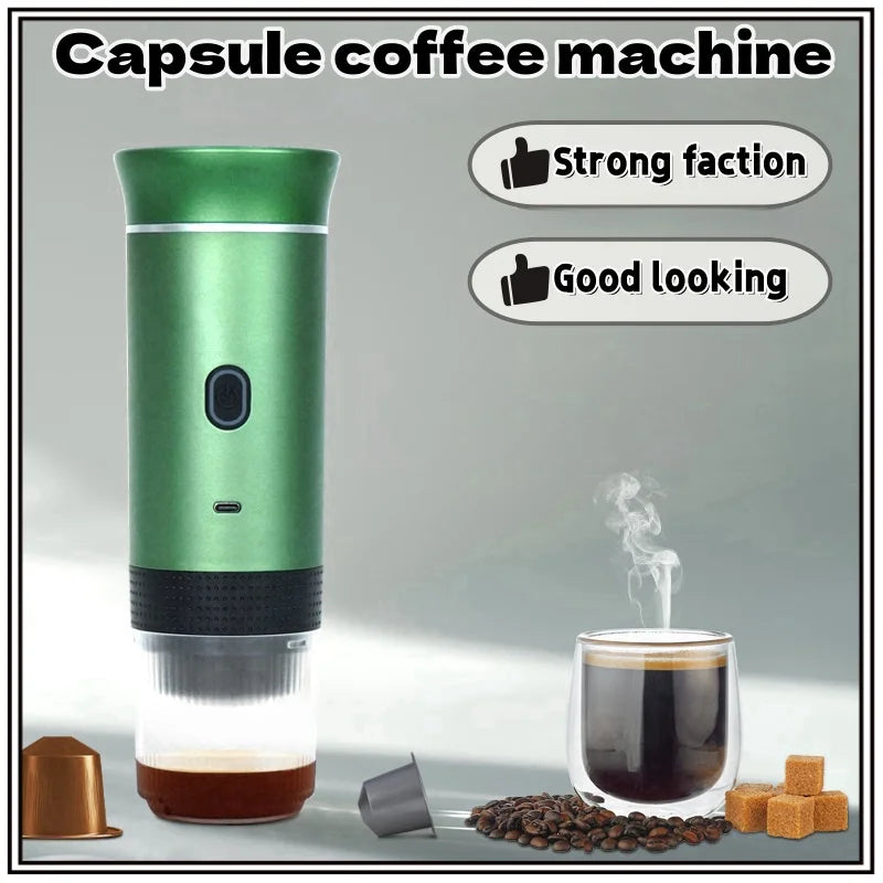 Brangdy Espresso Coffee Maker 3-in-1 - Portabil pentru Acasă și Camping