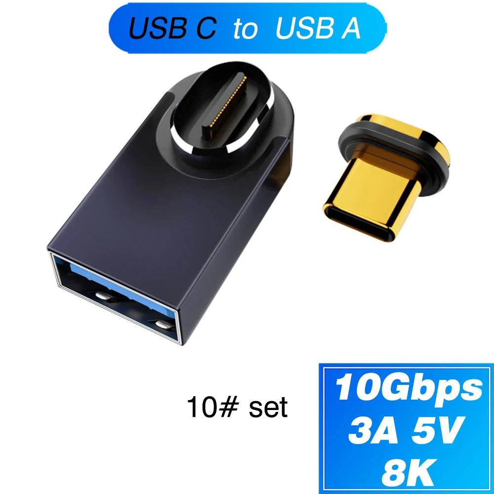 Adaptor Magnetic Type-C OTG Thunderbolt 4 - USB-A, HDMI, VGA, RJ45 - Venduqo
