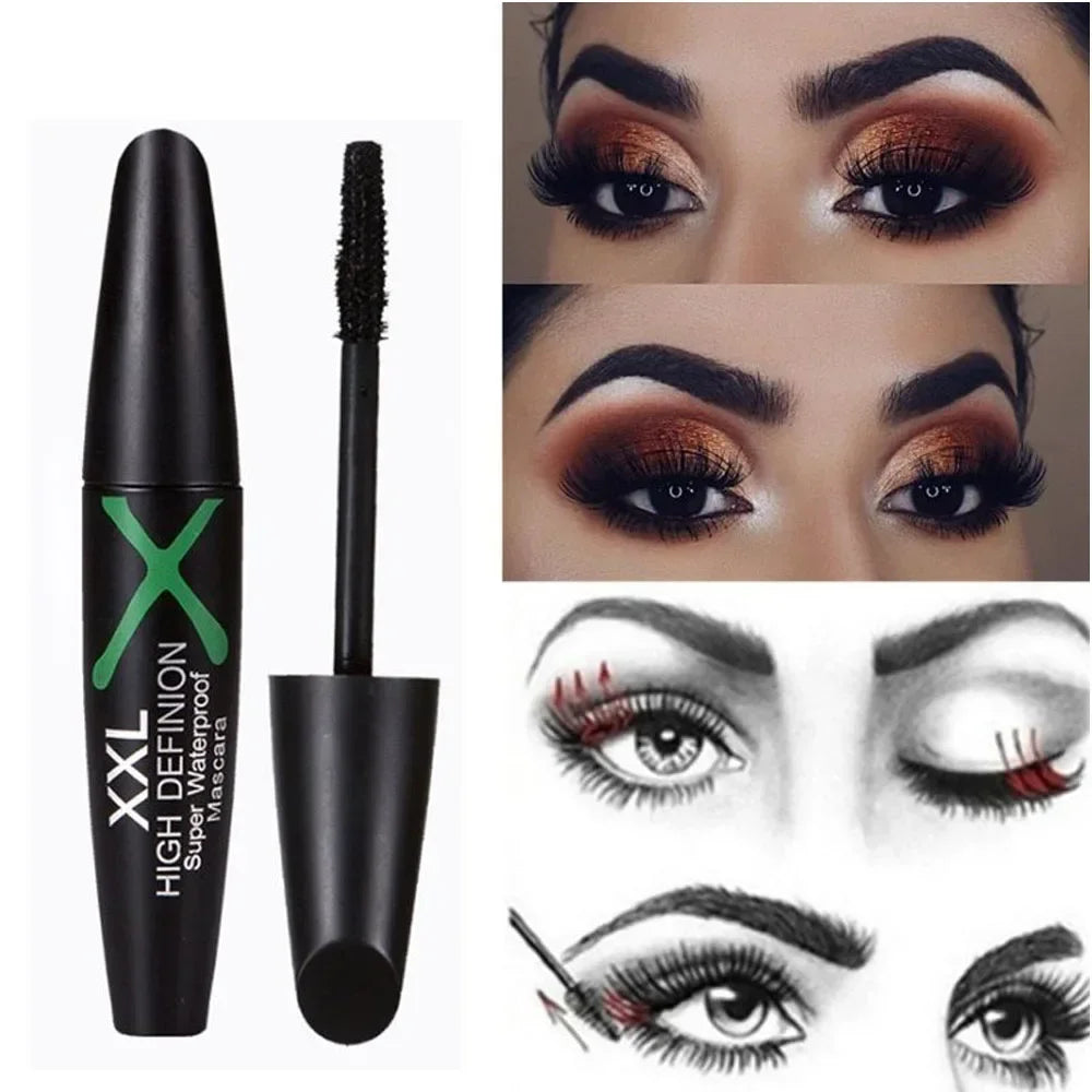 Mascara Waterproof 4D cu Fibre de Mătase - Lashes Extender