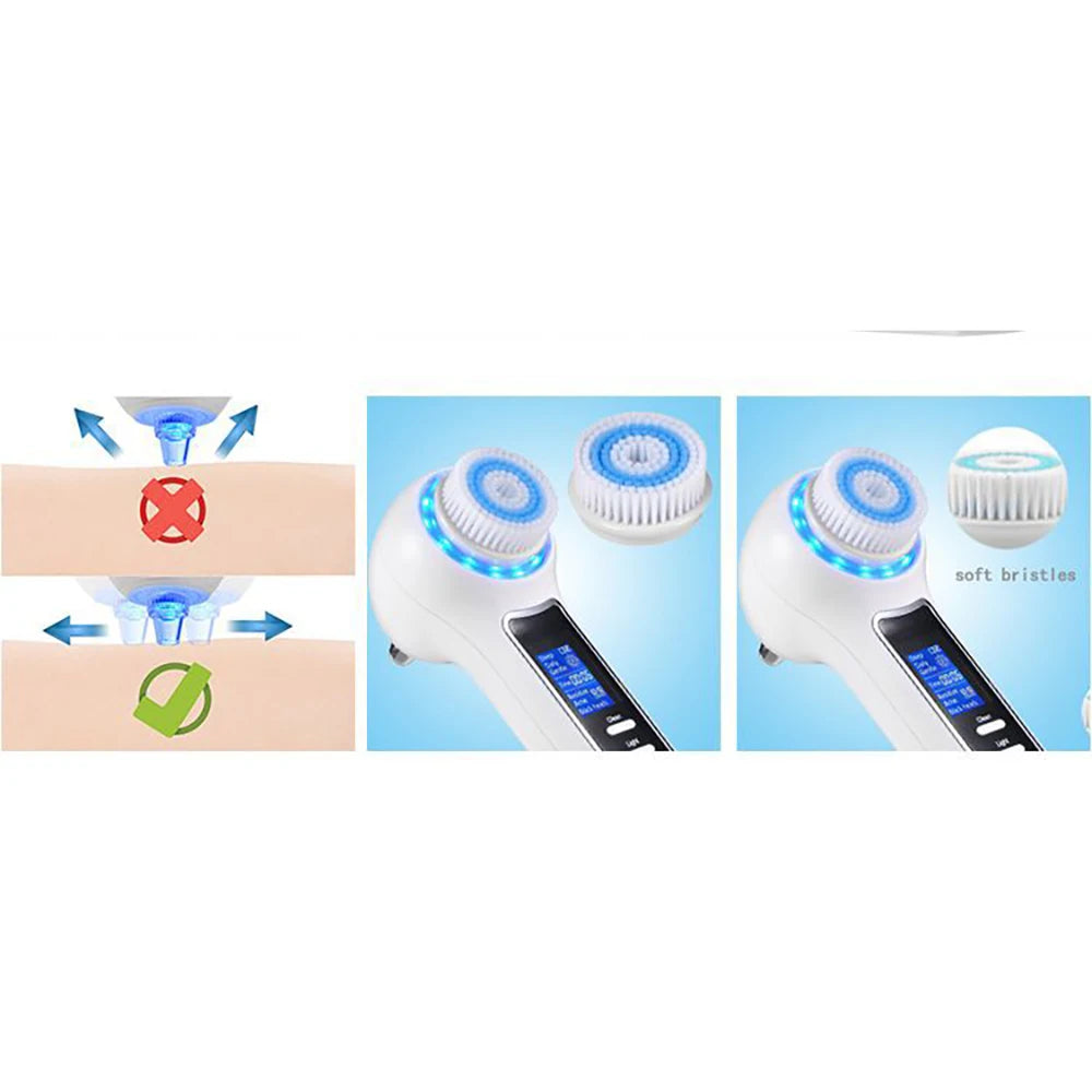 Perie Exfoliantă Facială Electrică cu Rotire