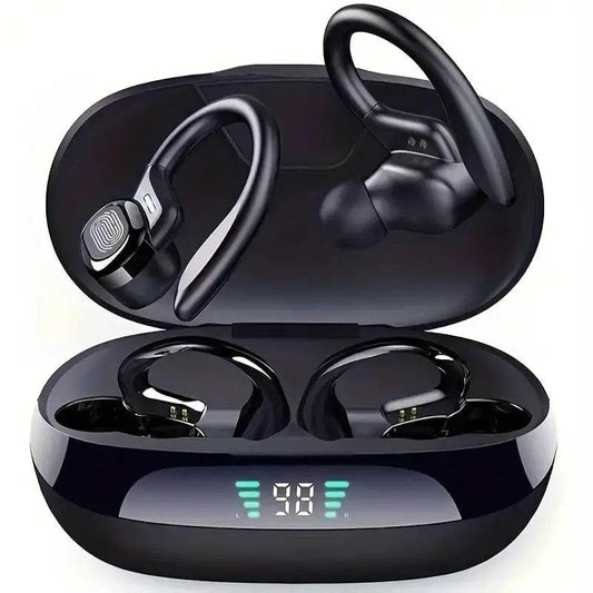 Căști Wireless Originale TWS cu Ear Hook și Microfon - Venduqo