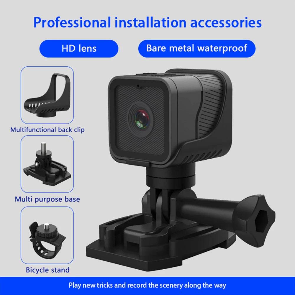 Mini Camera Sport DV HD 1080P pentru Bicicletă și Motocicletă - Venduqo