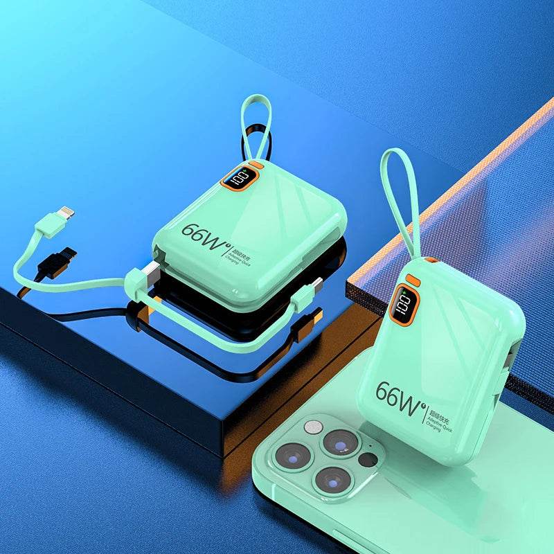 Power Bank Portabil 10000mAh/20000mAh PD20W 66W - Venduqo
