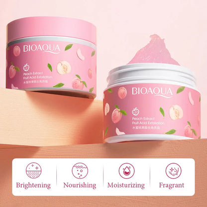 Scrub Exfoliant BioAqua cu Miere și Piure de Piersici