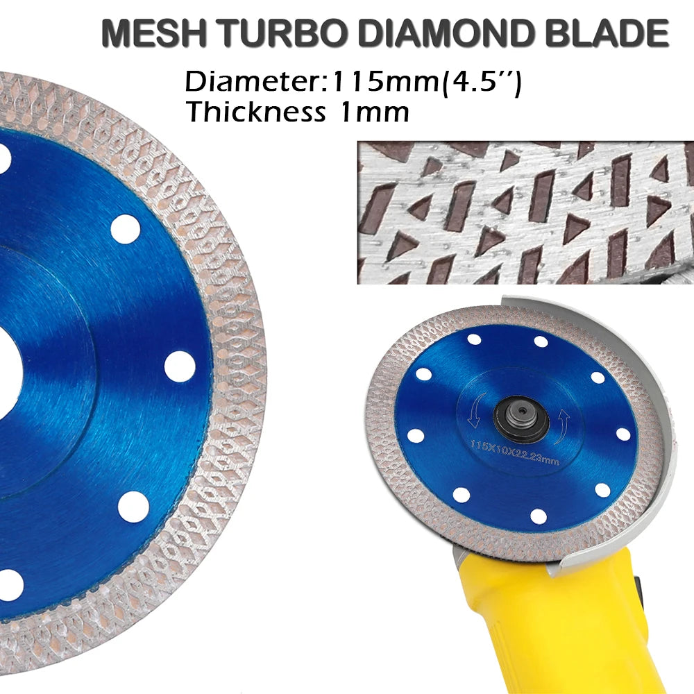 Discuri Diamantate pentru Tăiere Uscată 115/125 mm