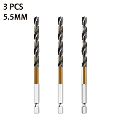 Set de Burghie Hex Shank Twist 3/7/13PCS pentru Lemn și Metal