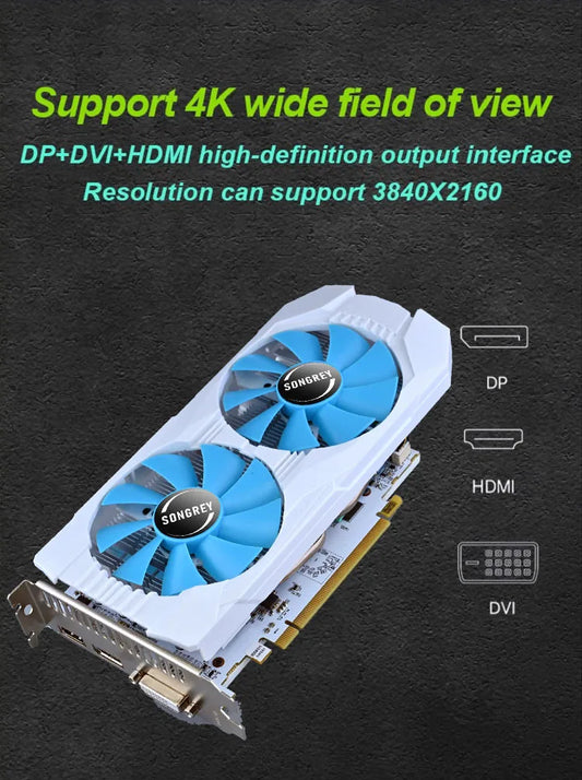 SONGREY GTX 1660 Super - Placă video pentru gaming 6GB GDDR6