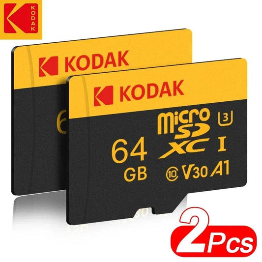 2Pcs Kodak Original Micro TF SD Card 64GB U3 V30 - Venduqo