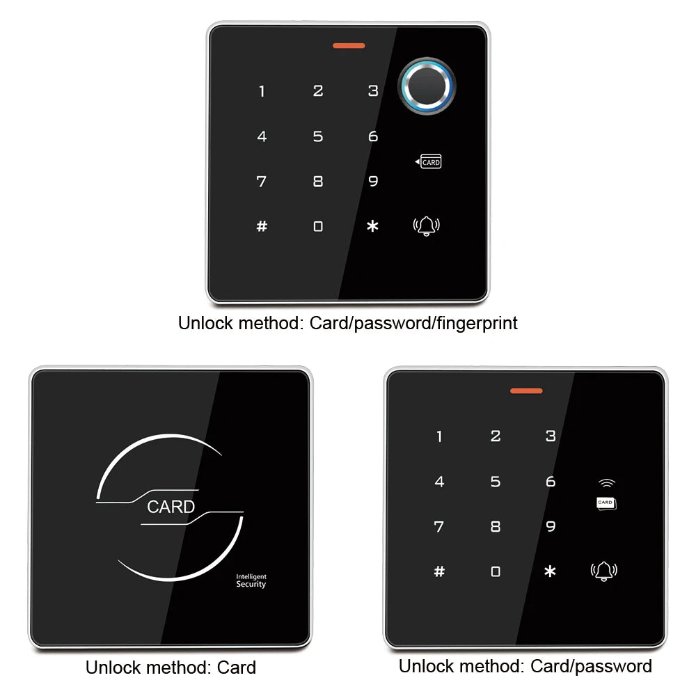 Zinc Backlight Fingerprint Keypad pentru Control Acces 12V