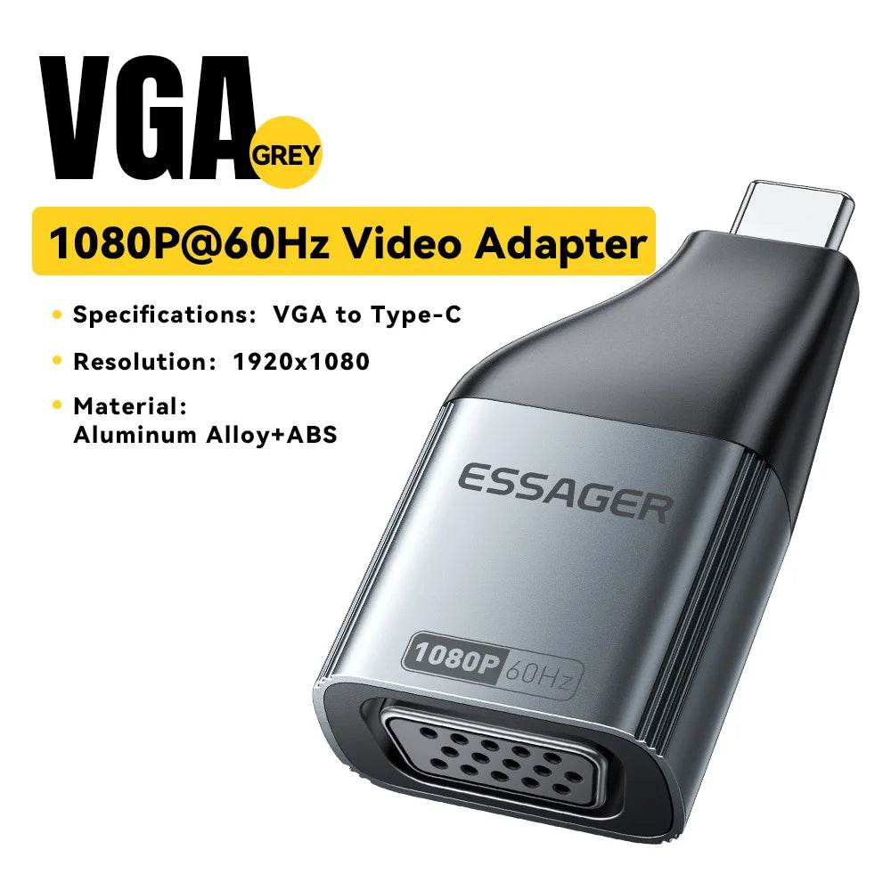 Adapter USB-C la HDMI DP VGA Mini DisplayPort 8K 60Hz - Venduqo