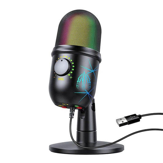 Microfon USB Condensator Profesional pentru PC - Venduqo