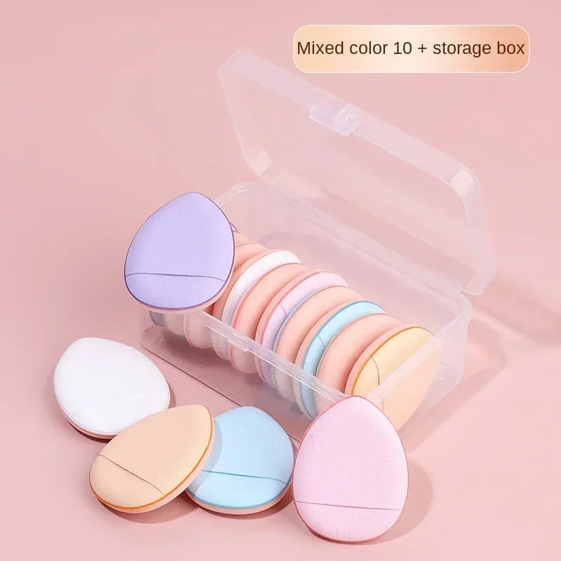 10Pcs Mini Puff pentru Fond de Ten - Aplicatoare Cosmetice