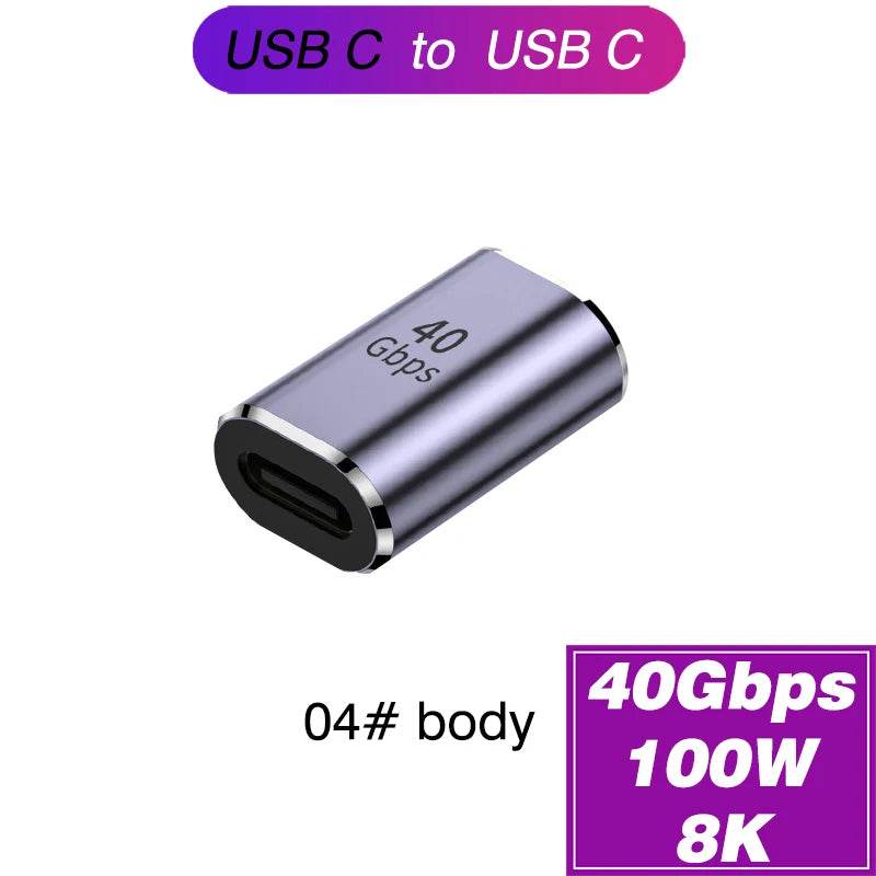 Adaptor Magnetic Type-C OTG Thunderbolt 4 - USB-A, HDMI, VGA, RJ45 - Venduqo