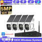 Camera de Supraveghere WiFi Solară 10CH 5MP cu NVR - Venduqo