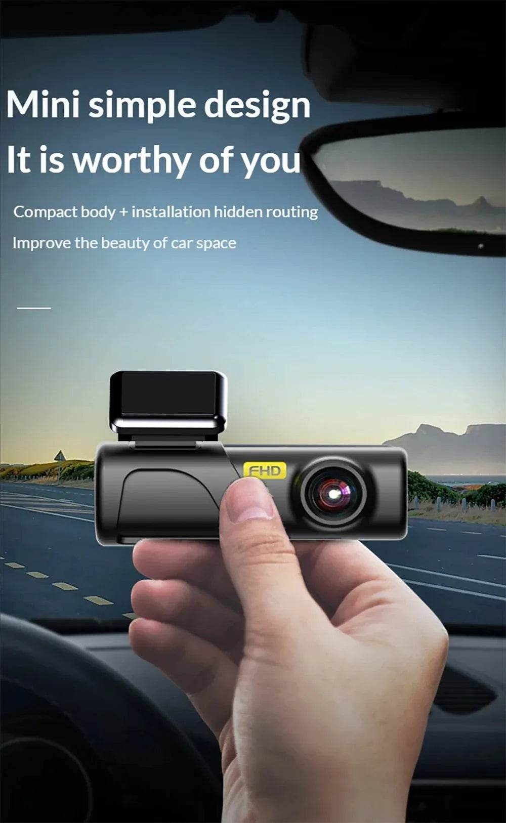 Camera DVR Auto 2K 1440P cu WiFi și Viziune Nocturnă - Venduqo