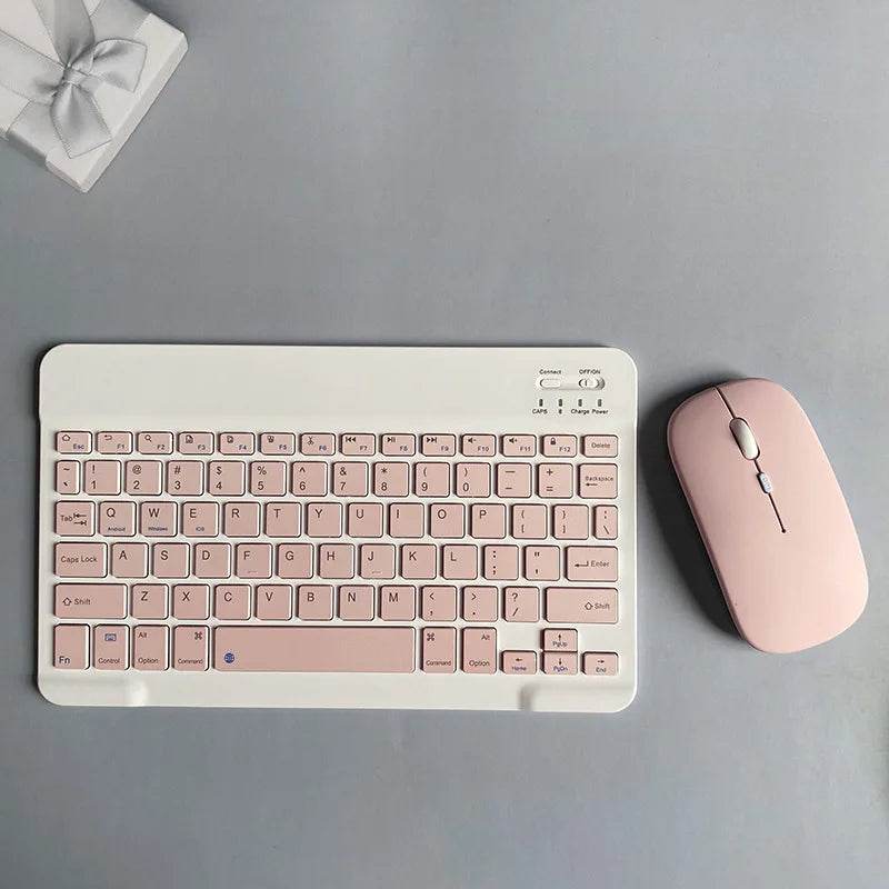 Set Tastatur și Mouse Wireless Reîncărcabil Bluetooth - Venduqo