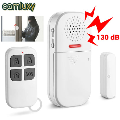 Camluxy 130dB Alarm de Ușă - Volum Ajustabil pentru Securitate Acasă