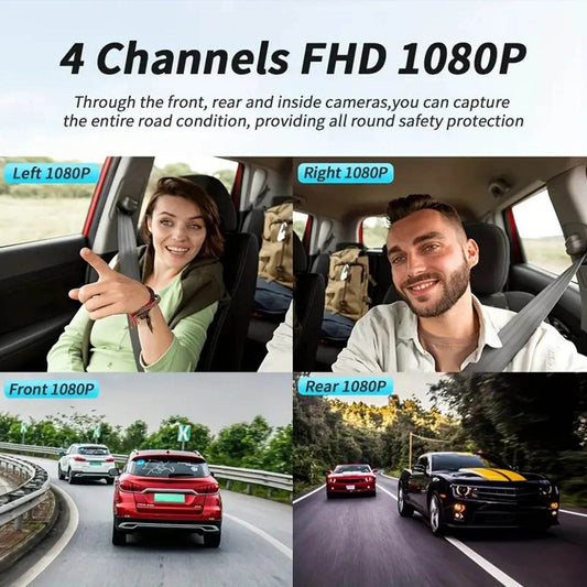 Camera Auto 4 Canale cu Înregistrare Vocală 1080P - Venduqo