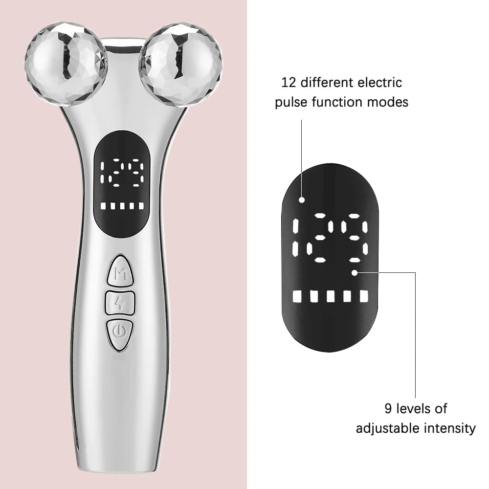 Dispozitiv Masaj Facial 4D EMS pentru Piele Fără Riduri