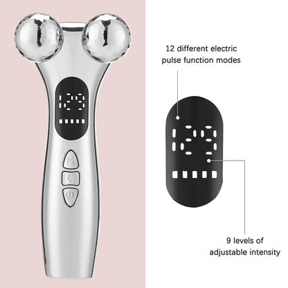 Dispozitiv Masaj Facial 4D EMS pentru Piele Fără Riduri