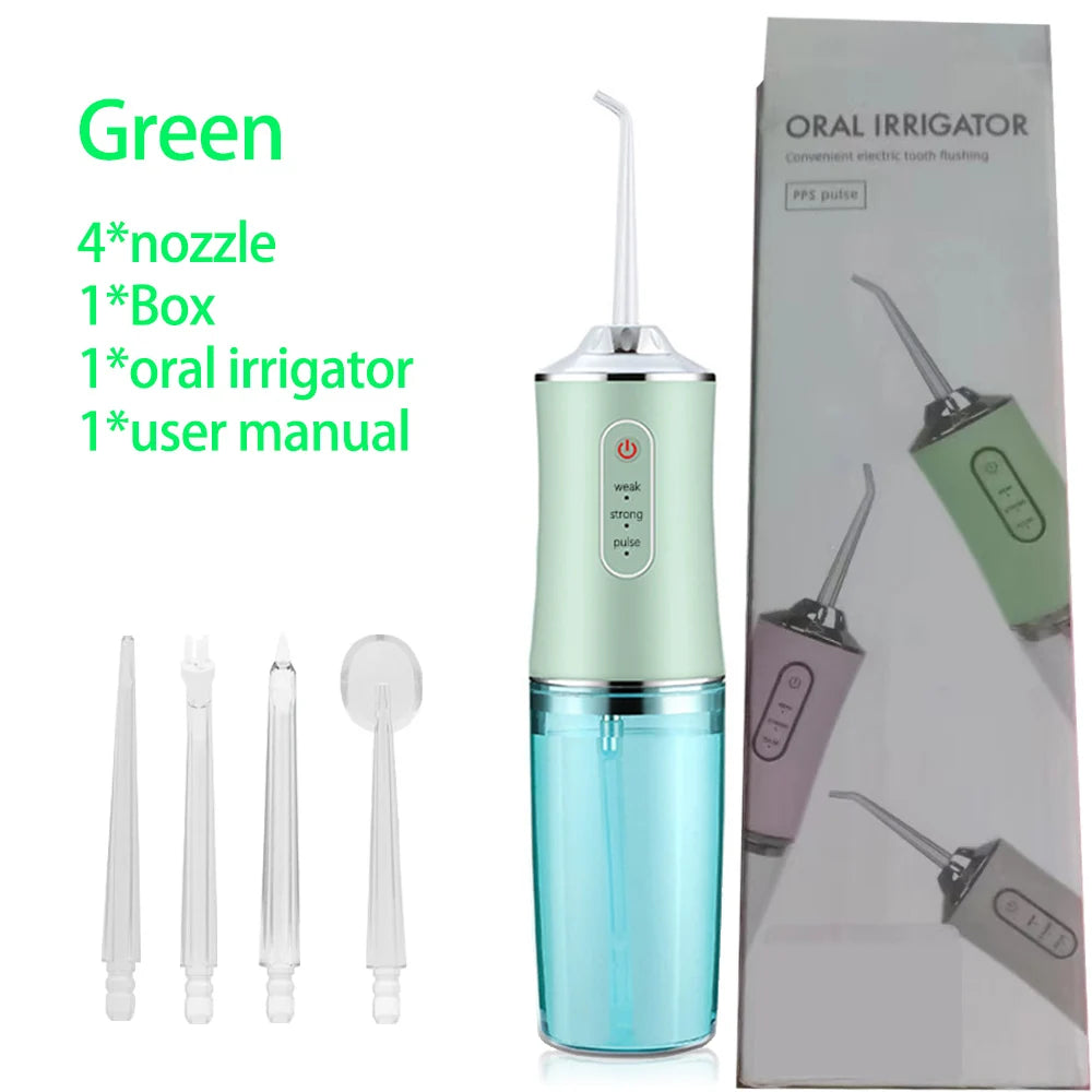 Irigator Oral Portabil USB Reîncărcabil 220ml - 3 Moduri