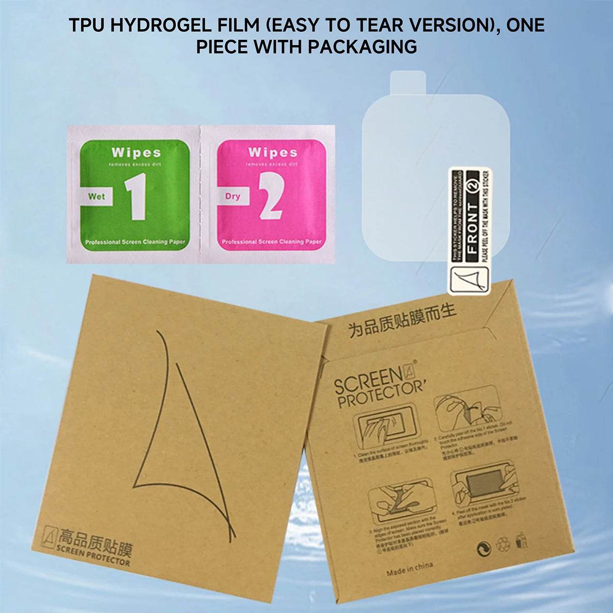 2Pachet Film Hydrogel pentru Xiaomi Redmi Watch 4 3 2 Lite Active - Venduqo
