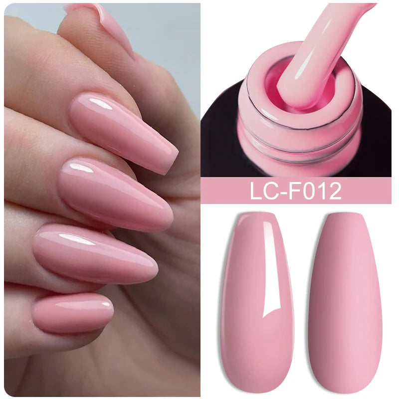 LILYCUTE Lac de Unghii Gel Culoare Ciocolată Roșie Caramel