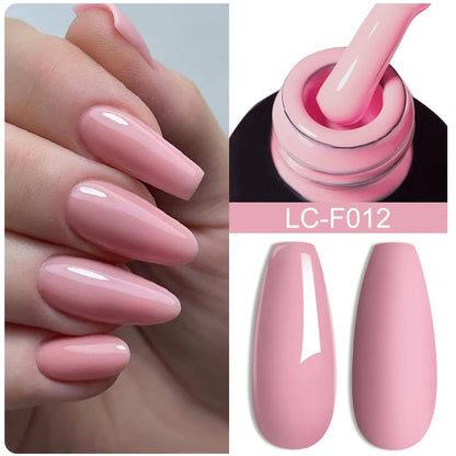 LILYCUTE Lac de Unghii Gel Culoare Ciocolată Roșie Caramel