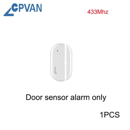 Detector de Mișcare Infraroșu CPVAN cu Alarmă de Securitate Wireless