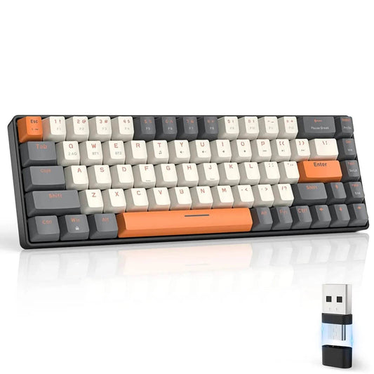 Tastatură Mecanică Wireless 60% Bluetooth Dual Mode 68-Cheie - Venduqo