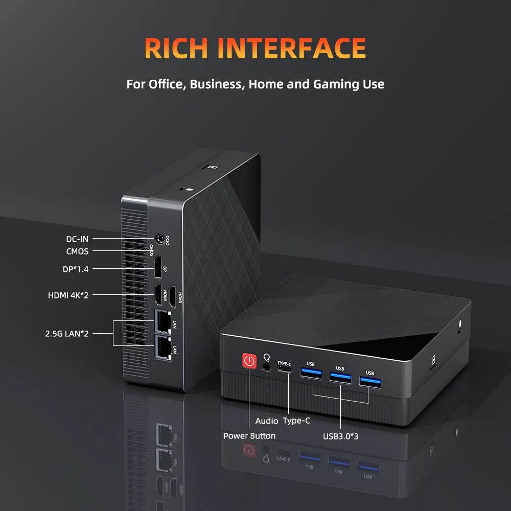 Mini PC ZXIPC AMD Ryzen 7 4800H - Gaming și Birou - Venduqo