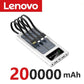 Power Bank Solar Lenovo 200000mAh cu Cablu Integrat - Venduqo