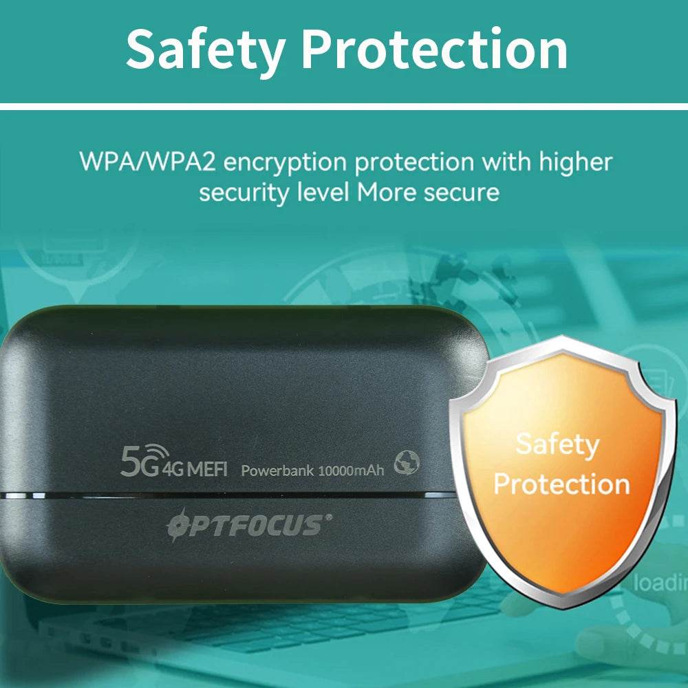 Modem Wireless 4G OPTFOCUS cu Powerbank 10000mAh - Venduqo