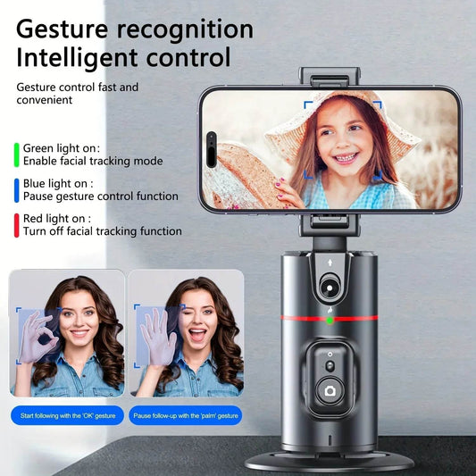 Suport Telefon cu Urmărire Automată și Rotire 360° - Venduqo