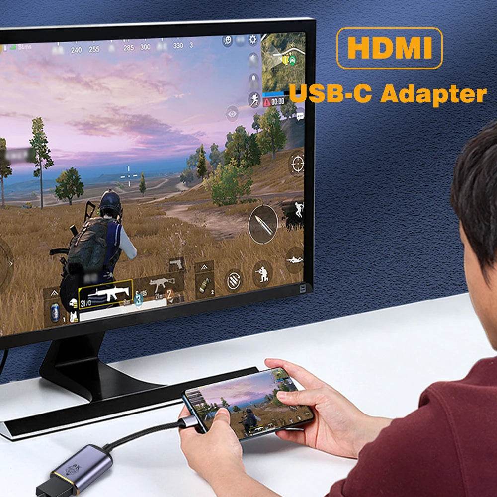 Adaptor USB-C la HDMI 4K 8K 60HZ pentru MacBook - Venduqo
