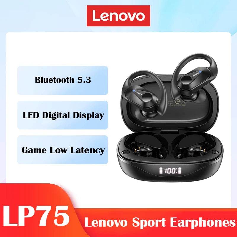 Căști Sportive Lenovo LP75 TWS Bluetooth 5.3 - Venduqo