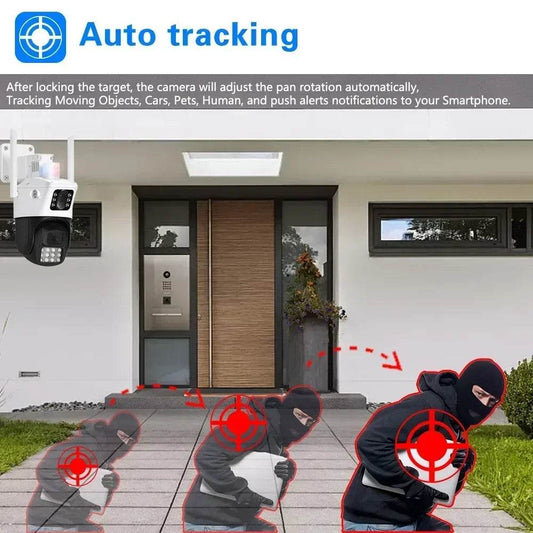 Sistem de Supraveghere Wifi 8MP PTZ cu Camere IP Wireless - Venduqo