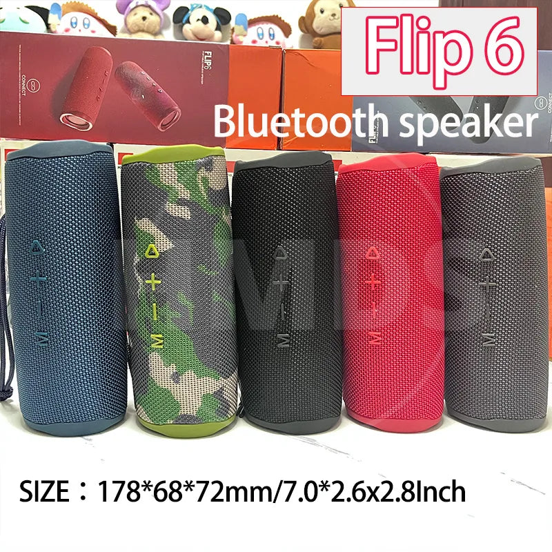 Boxă Portabilă Bluetooth Flip 6 - Sunet Puternic & Waterproof