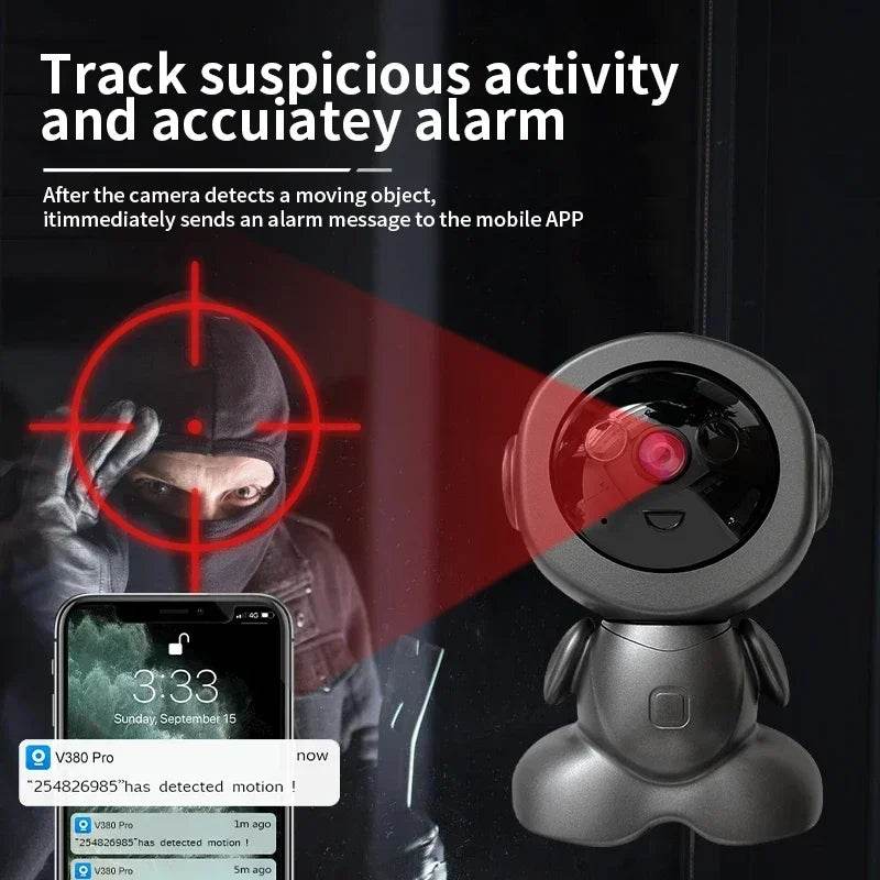 Cameră de Supraveghere Robot Wifi 8MP PTZ cu Viziune Nocturnă Color - Venduqo