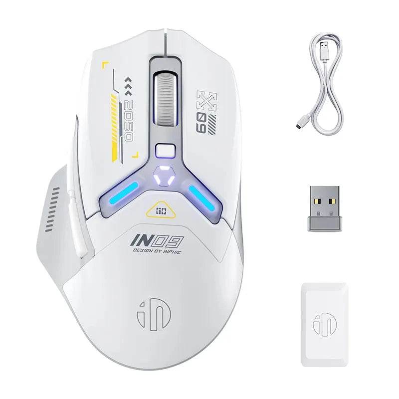 Mouse Wireless Gaming Inphic IN9 Ergonomic Bluetooth RGB - Venduqo