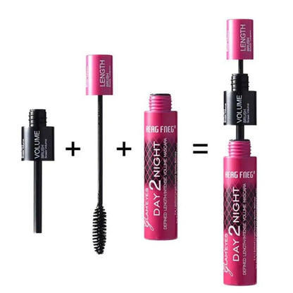 Mascara Neagră cu Gene Curling Extra Volum Waterproof